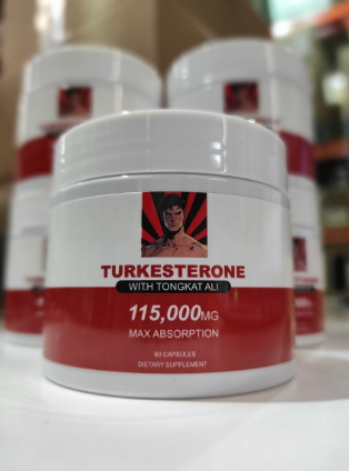 Suplemento TURKESTERONE 60 Cápsulas - aumento de masa muscular y recuperacion